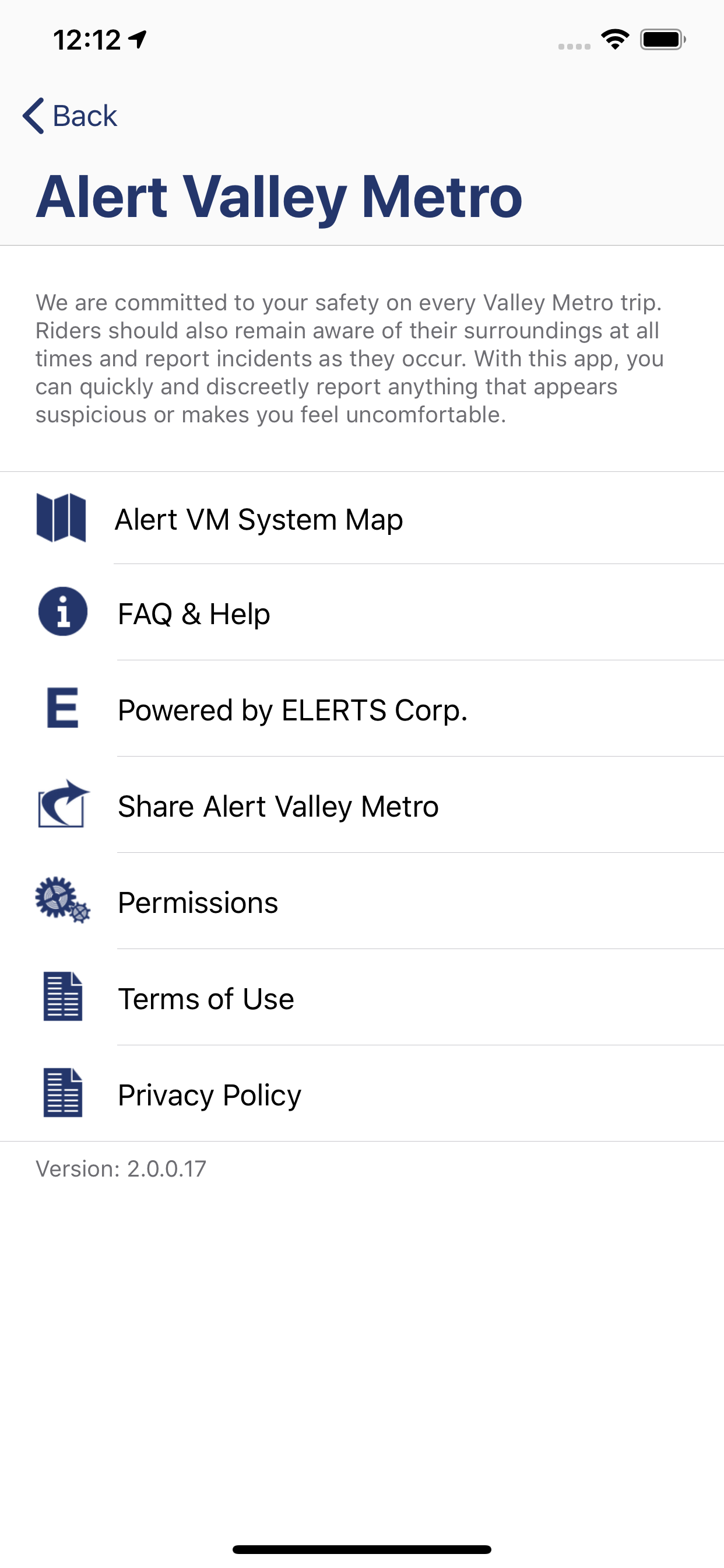Alert Valley Metro®