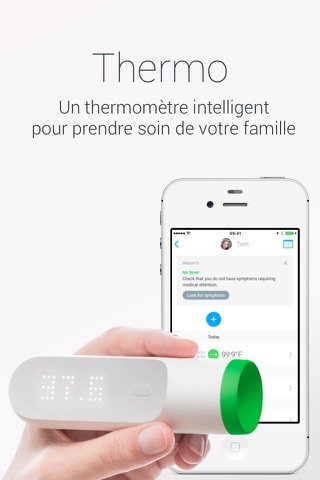 Thermomètre temporal connecté Thermo de Withings - Apple (BE)