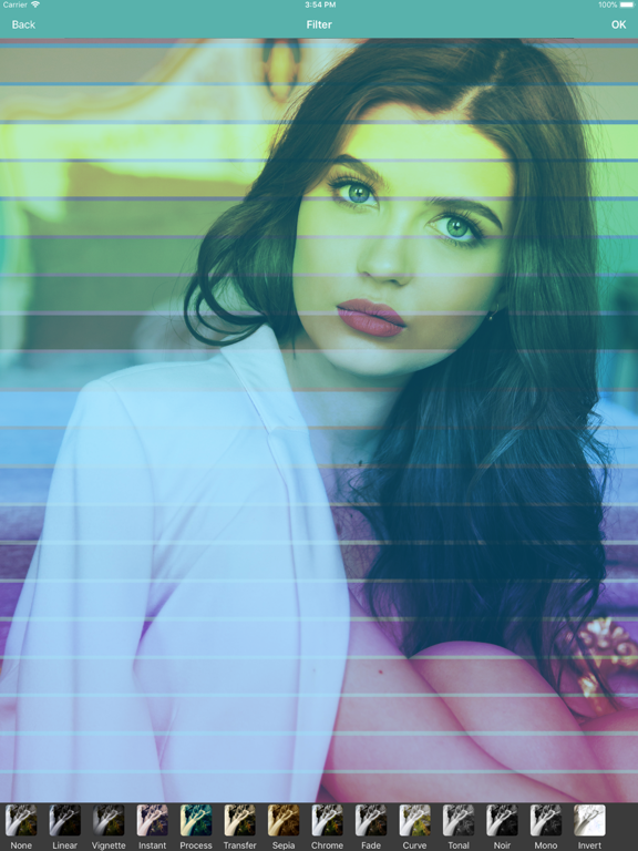 Photo Color Effects Editor iPad screenshot 4 - Photo & Video app