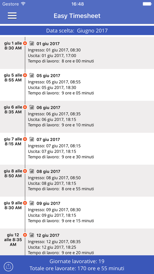 #2. Easy Timesheet (iOS) 由: Enzo Sestito