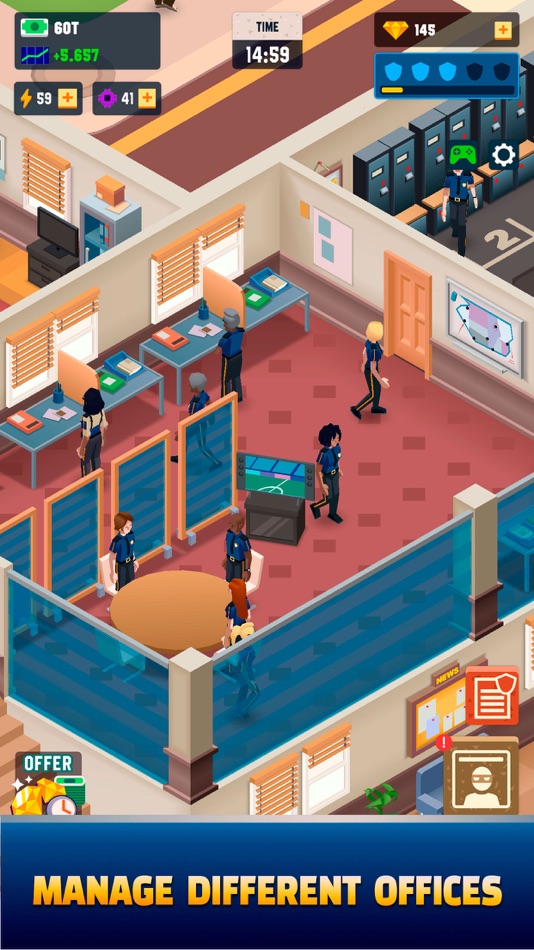 #2. Idle Police Tycoon - Cops Game (iOS) 由: Codigames