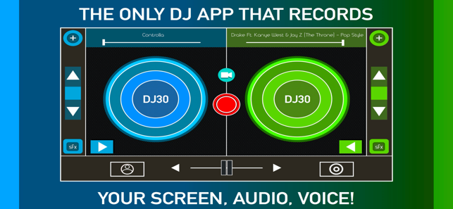 ‎DJ Record Screen Music & Voice Screenshot