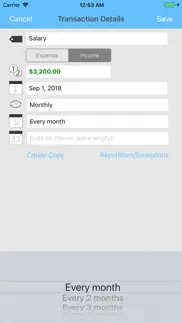 money forecast: cashflow iphone screenshot 4