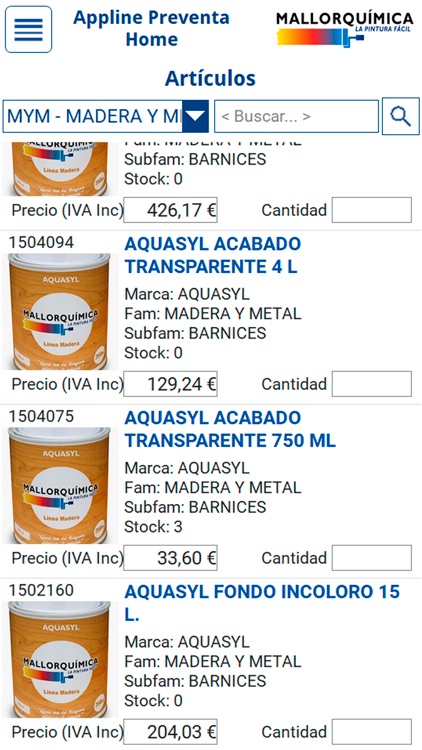 AppLine Mallorquímica