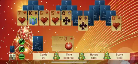 Xmas TriPeaks Card Solitaire