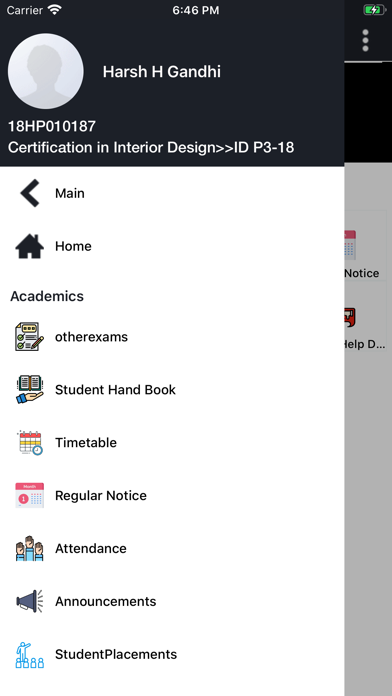 Student Hamstech Portal screenshot 2