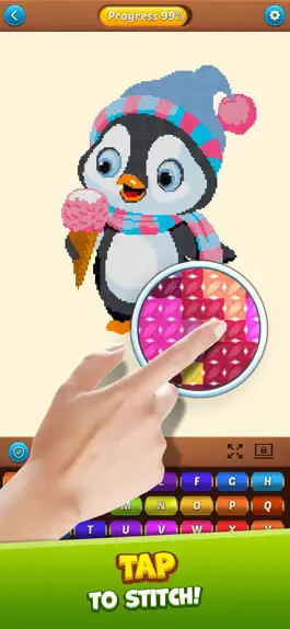 Game screenshot Cross Stitch: Coloring Art hack