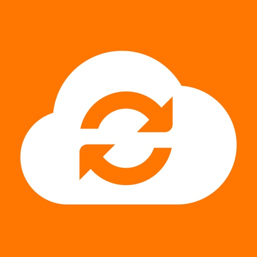 Orange Cloud Icon