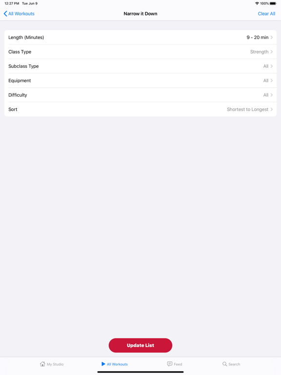 Taboota Fitness iPad screenshot 5 - Health & Fitness app