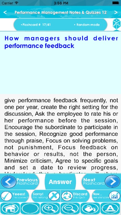 Screenshot #3 pour Performance Management Q&A App