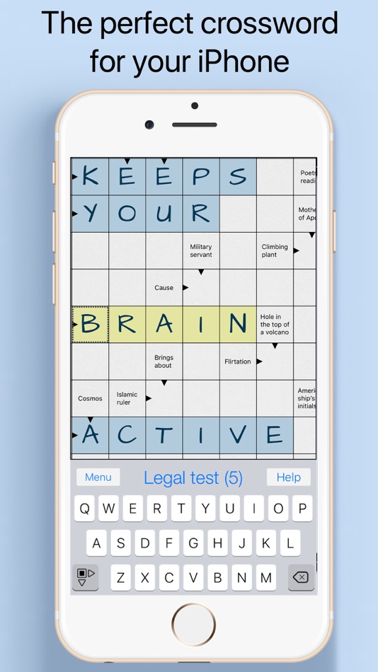 #2. Crossword. A smart puzzle game (iOS) 由: the binary family