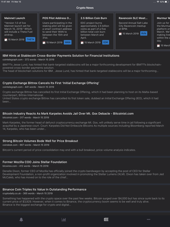Screenshot #4 pour Moonscape - Crypto Tracker