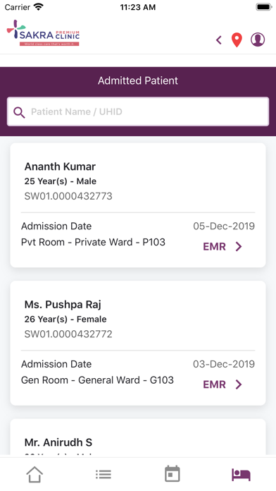 App screenshot