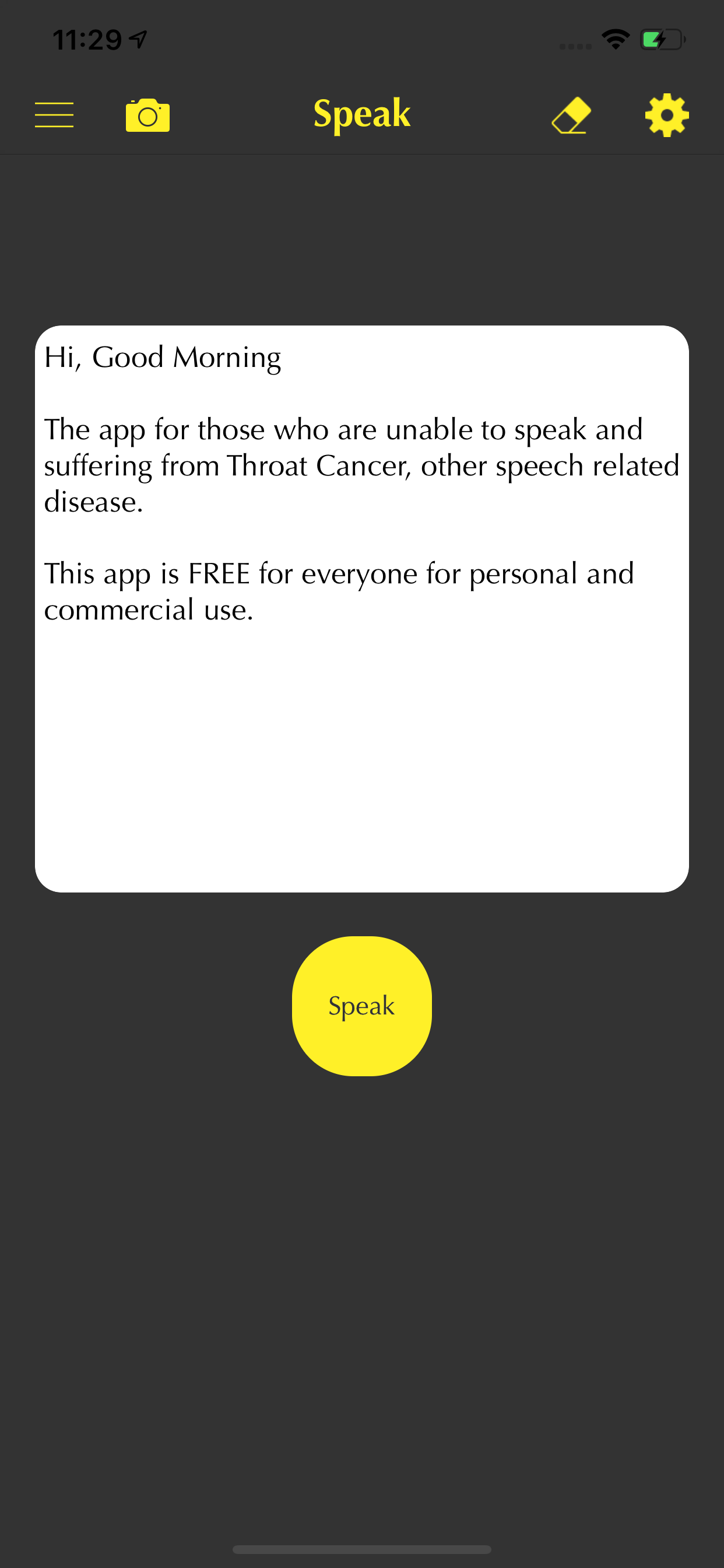 Speak My Words-Text To Speech