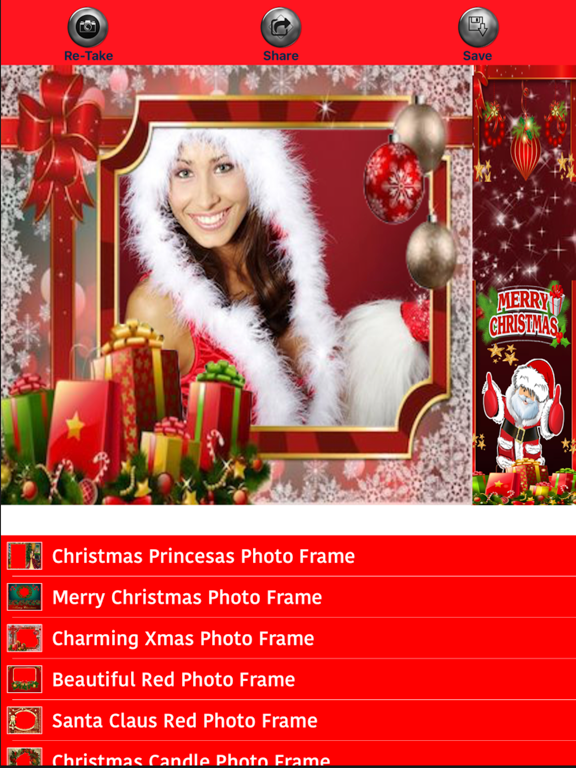Xmas Booth & Beautifull Frames iPad screenshot