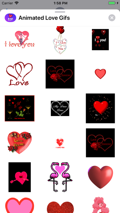 Animated Love Gifs Screenshot