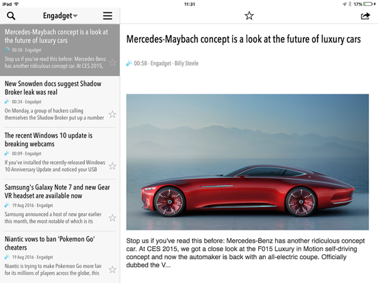 Screenshot #4 pour NewsBar RSS reader