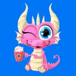 Moon the Dragon Stickers App Cancel