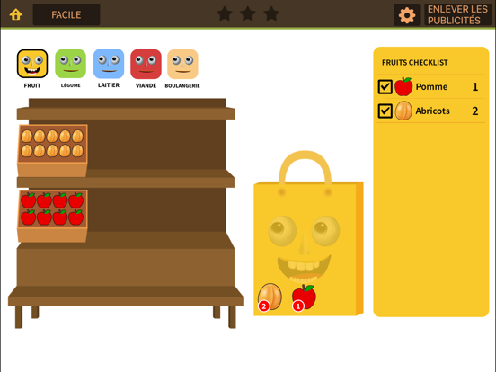 Screenshot #5 pour Jeu d'apprentissage d'épicerie