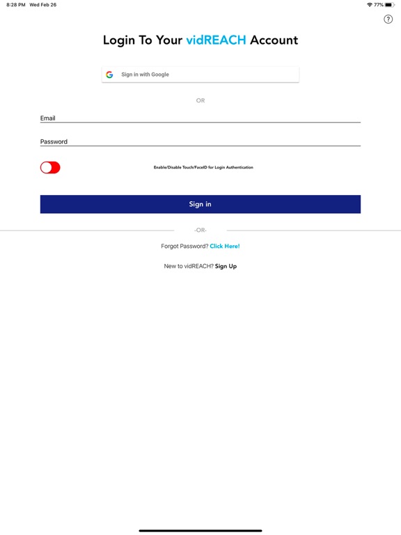 Reach by vidREACH iPad screenshot 2 - Business app