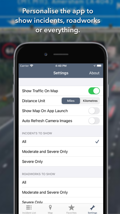 UK Roads - Traffic & Cameras Screenshot