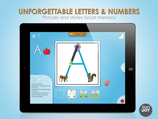 StartDOT Handwriting iPad screenshot