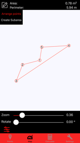 iTopography - Area Calculator screenshot