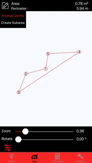 iTopography - Area Calculator screenshot 3