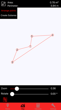 iTopography - Area Calculator screenshot 3