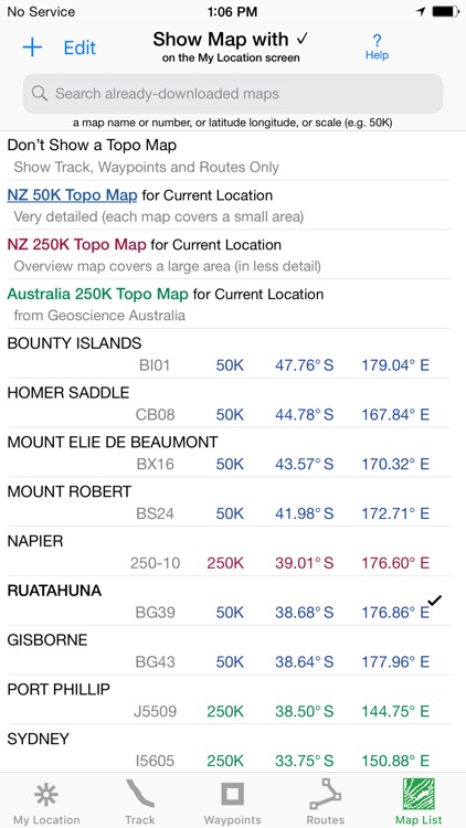 i Hike GPS NZ : Topo Maps screenshot-6
