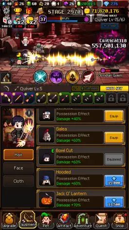 Game screenshot Dungeon & Hunter : Idle RPG apk