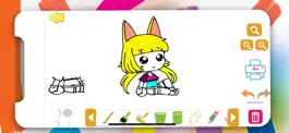 Game screenshot Toca Life Coloring Book Chibi hack