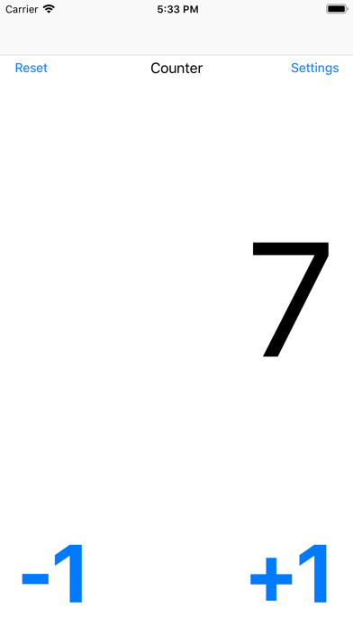 Counter 1 Schermata dell'app