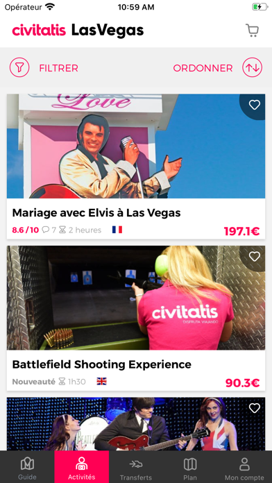 Screenshot #3 pour Guide de Las Vegas Civitatis