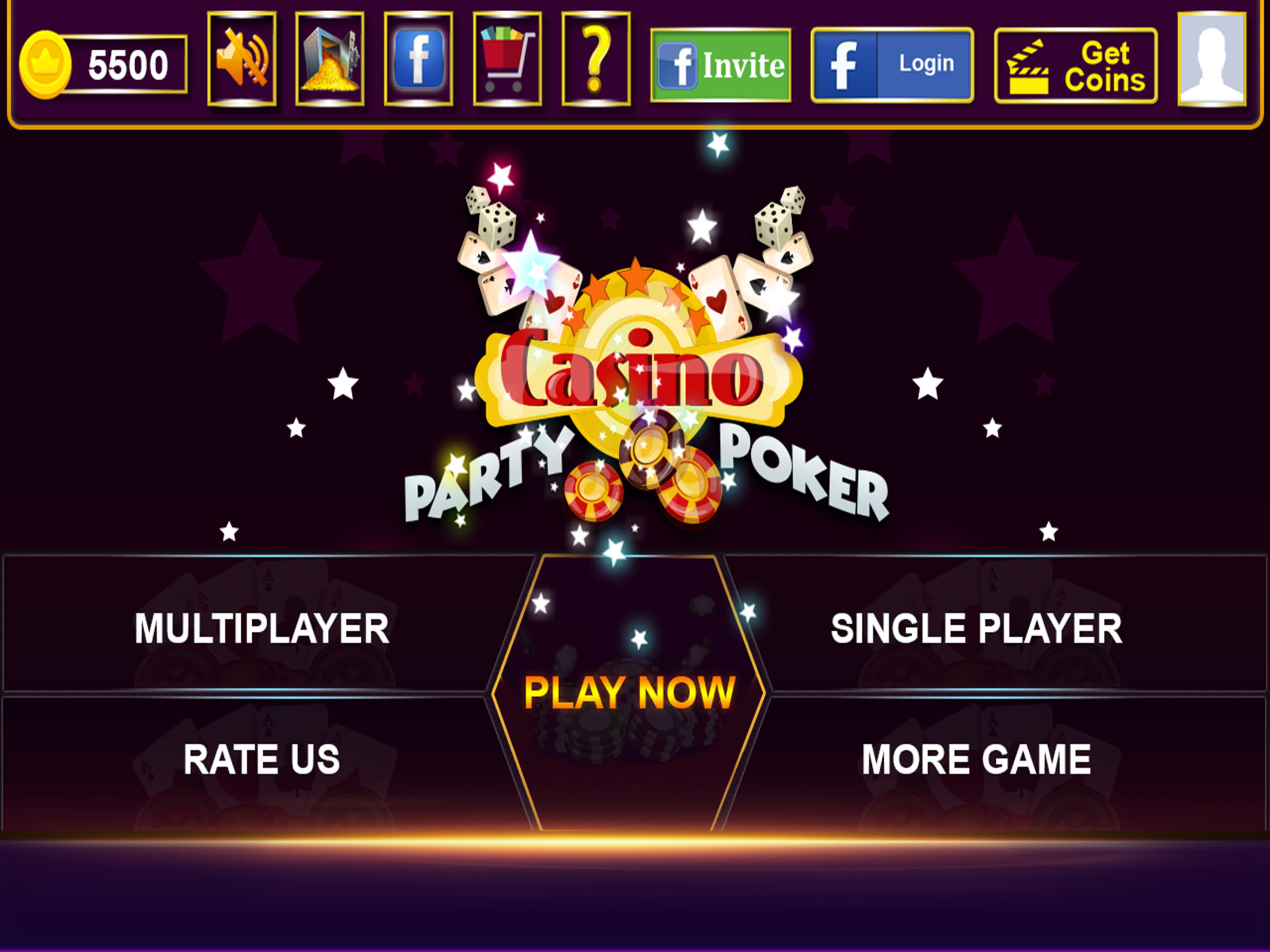 Casino Card Poker- Multiplayer