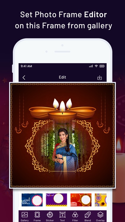 Diwali Photo Editor Frame screenshot-3