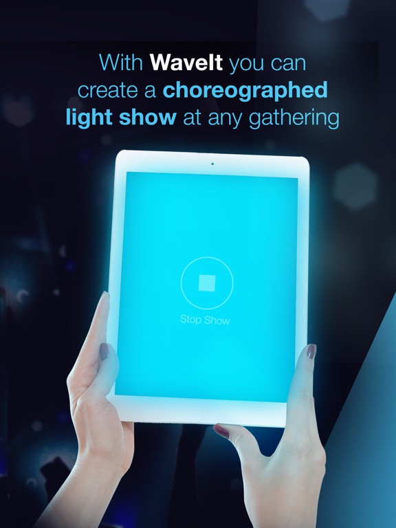 Wave It - Light Show iPad screenshot 2 - Entertainment app