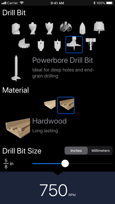 Drill Speed iPhone screenshot 4 - Reference app