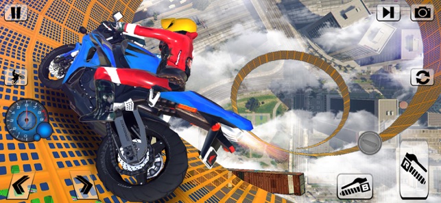 不可能的自行車特技騎手3d跳高體育遊戲2020(圖5)-速報App