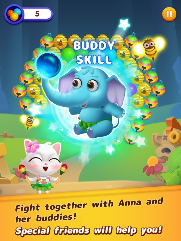 Screenshot #6 pour Bubble Shooter - Cat Island