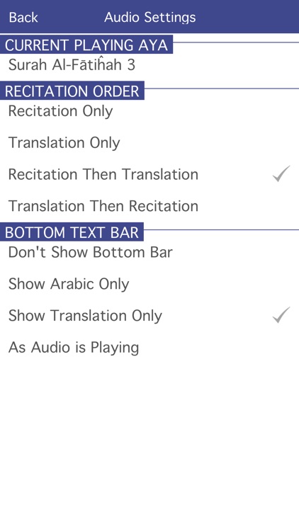 Holy Quran & English Audio screenshot-3