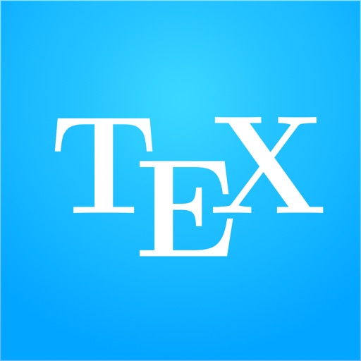 TeX Writer - LaTeX On The Go icon