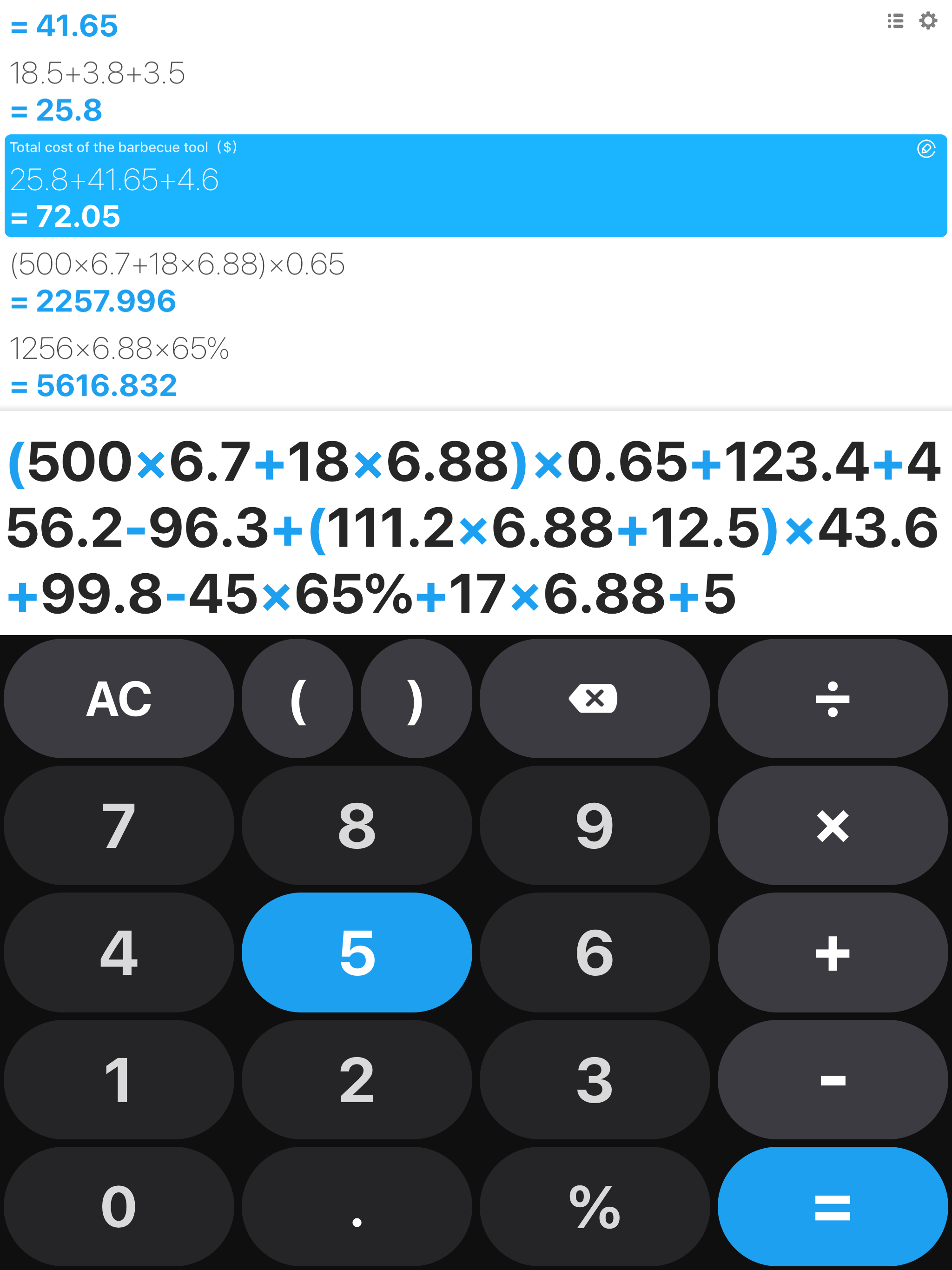 Calculator - Simple & powerful screenshot 6
