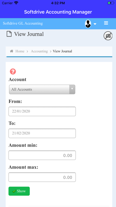 Screenshot #2 pour Softdrive Accounting Manager