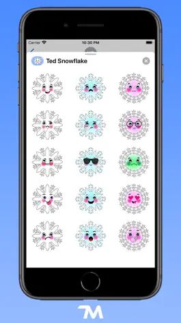 Game screenshot Снежинка тед apk