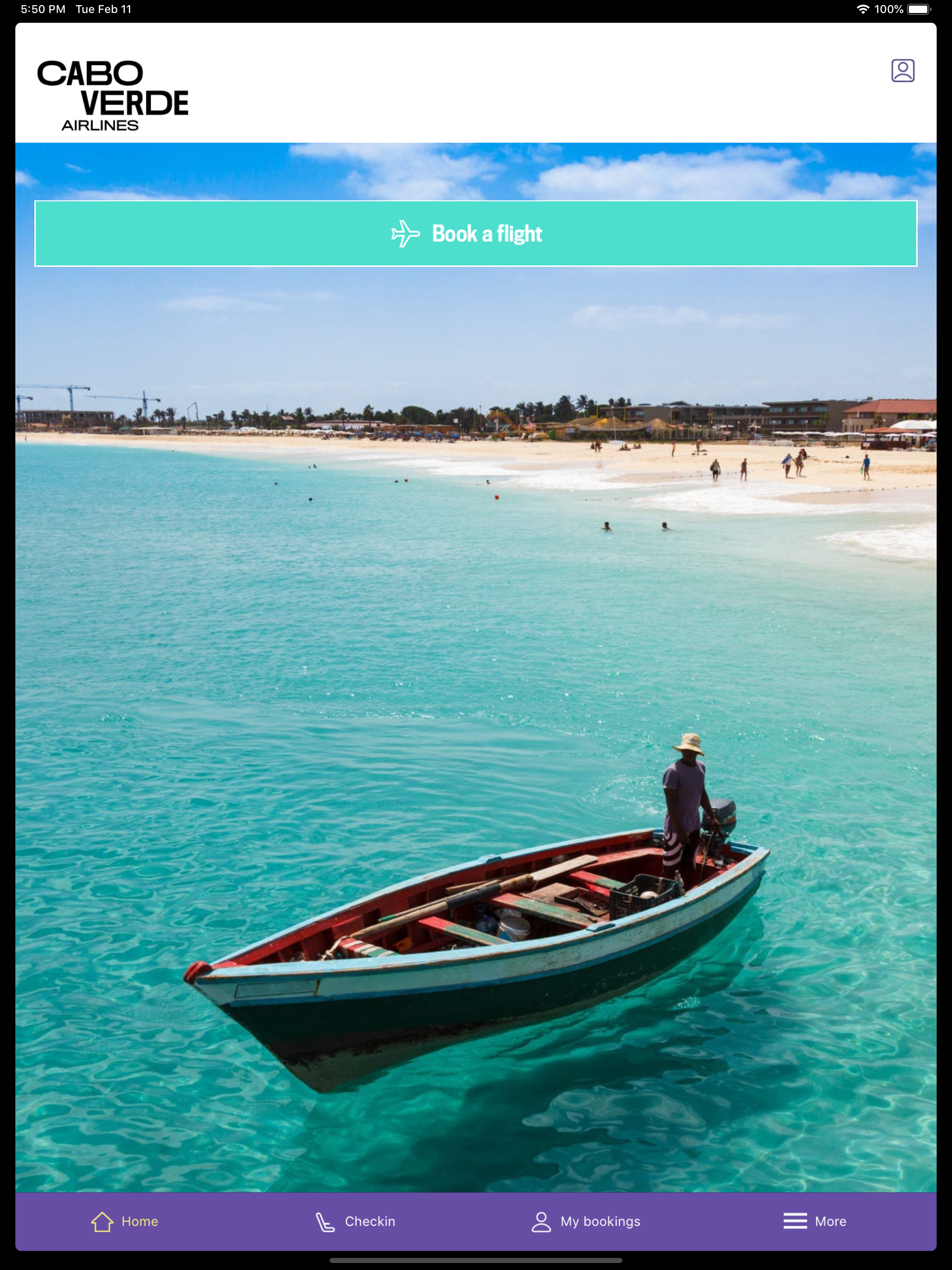 Cabo Verde Airlines App screenshot 5