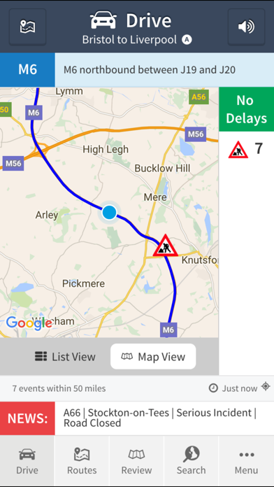 Live Traffic Info Screenshot