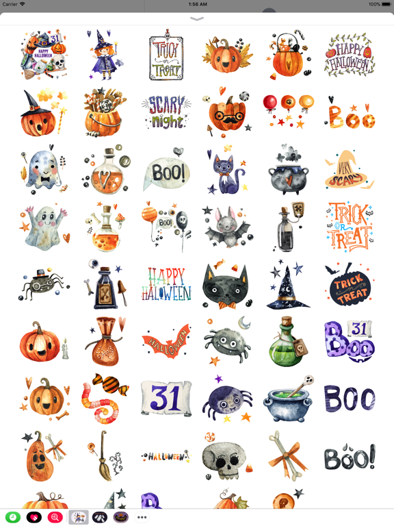 Screenshot #5 pour Nice Watercolor Halloween Pack