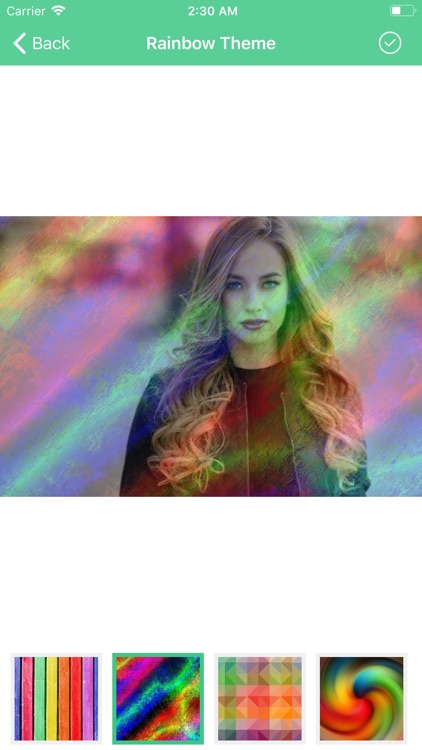 Rainbow & Grid Photo Editor