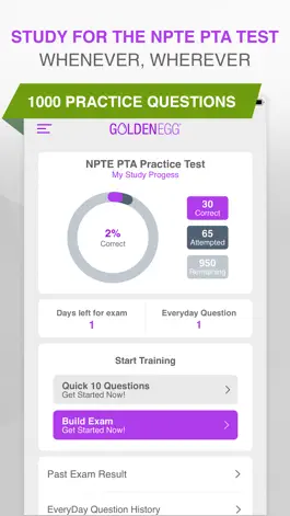 Game screenshot NPTE PTA Practice Test mod apk